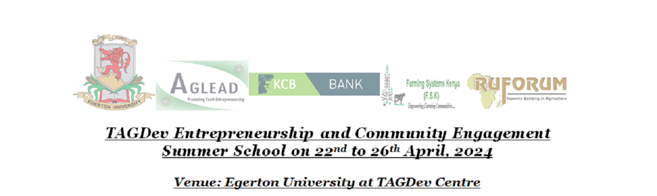 TAGDev Entrepreneurship and Community Engagement Summer School