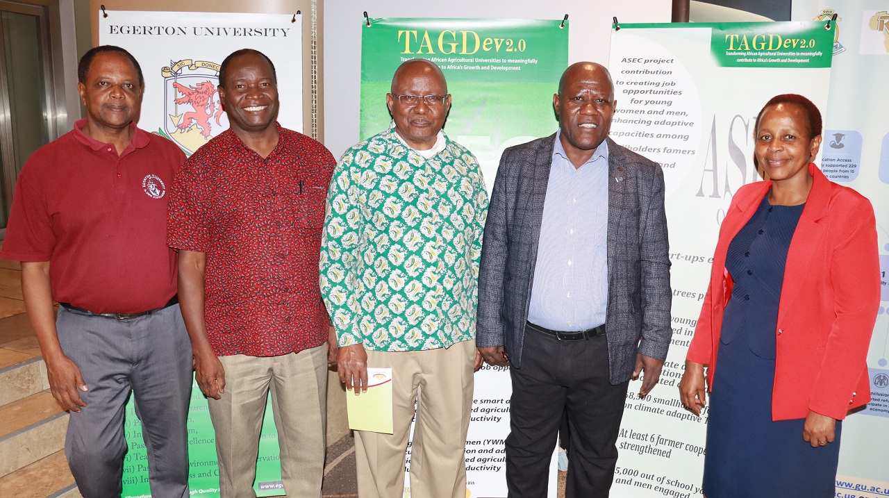 Egerton’s Vice Chancellor Appointed Chair of TAGDev 2.0 Partnership Council