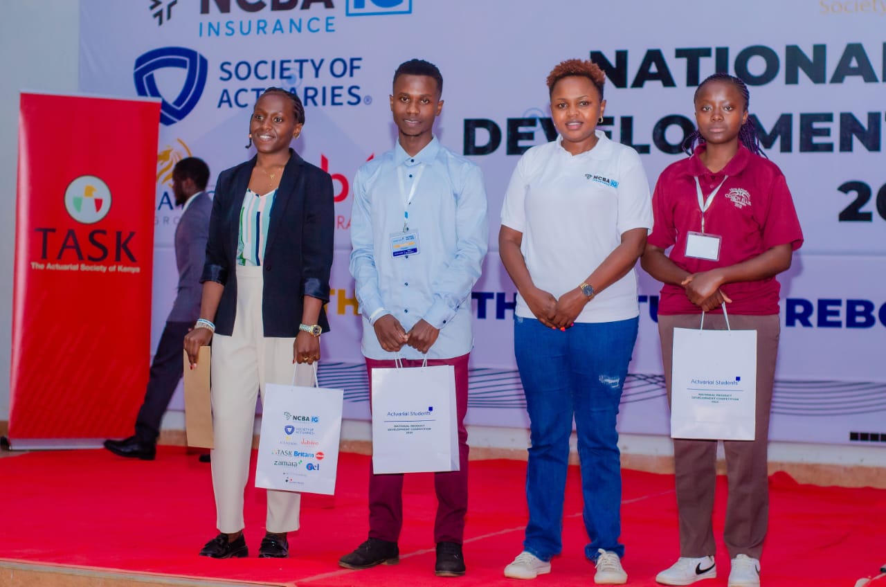 Egerton University shines at the Actuarial Science Students Product Development Competition held at  JKUAT