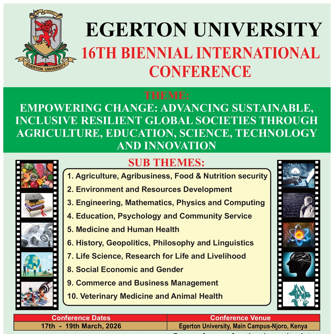 Egerton University 16th Biennial International Conference