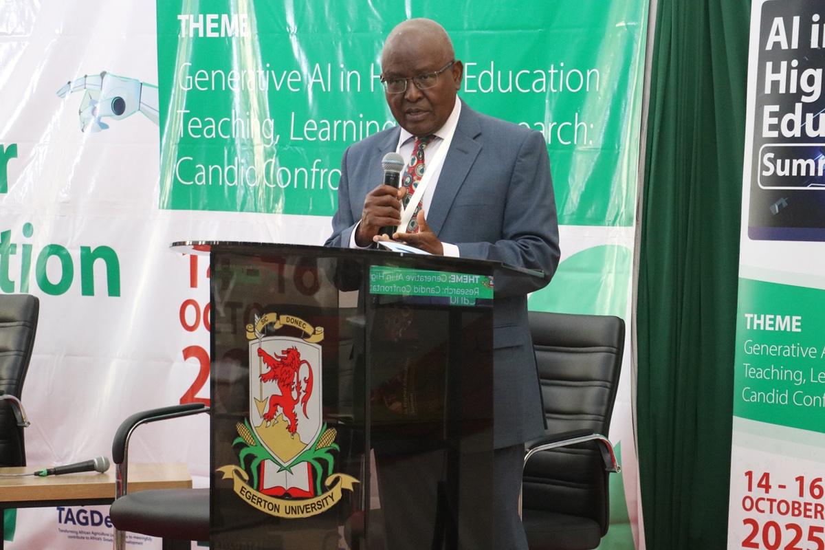 Talking Points By The Vice Chancellor  Prof. Isaac O. Kibwage During The Session On Harnessing Ai To Drive Egerton’s Mission In Teaching, Research, And Community Transformation