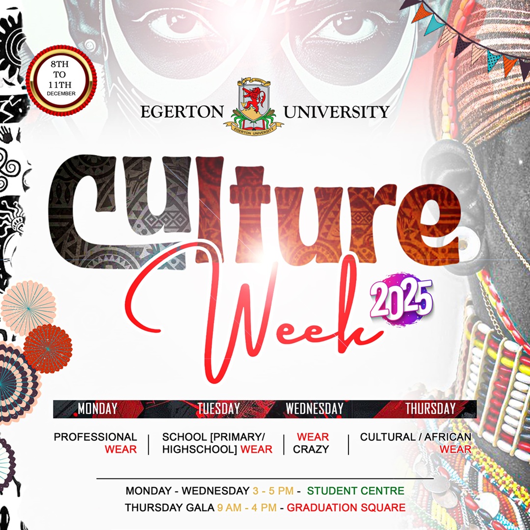 Egerton University Cultural Week 2025