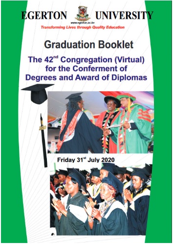 42nd Graduation Booklet