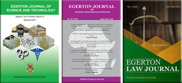 Egerton University Journals