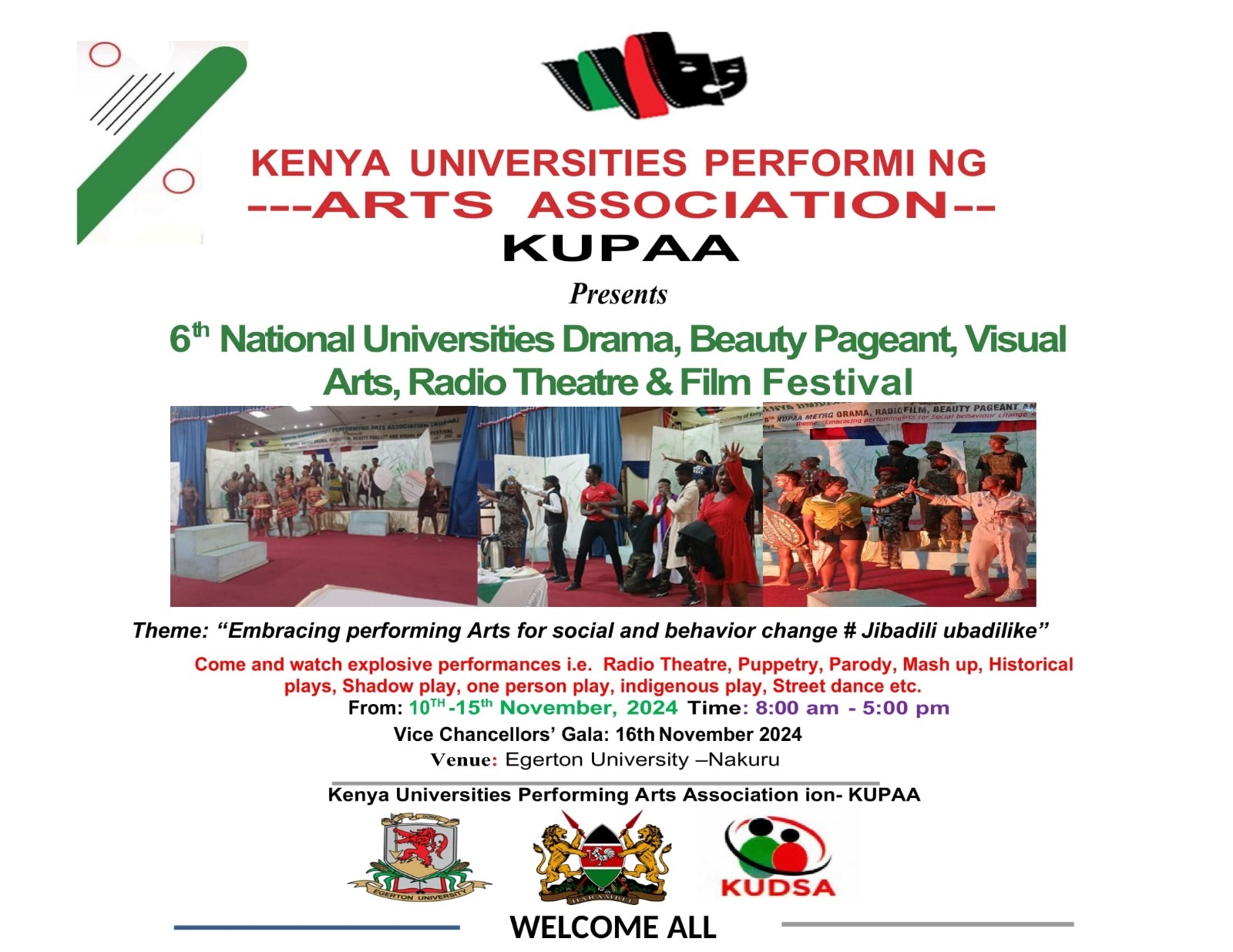 6th National Universities Drama,Beauty Pageant,Visual Arts, Radio Theatre and Film Festival