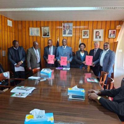 Prof Kibwage With Guests