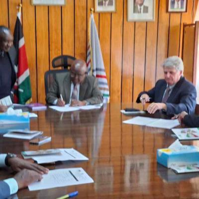 Prof. Kibwage leads Groundbreaking Ceremony as Egerton and Kilimo Trust Launch Centre of Excellence in Regenerative Agriculture